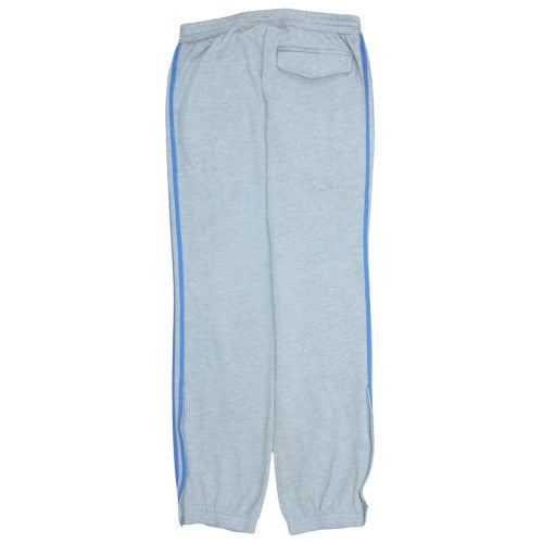 Adidas Men's Grey Track Pants S Regular Fit Elastic Waist