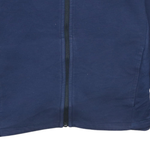 Puma Boys Blue Full Zip Hoodie 13-14 Years Long Sleeve Hooded Sweatshirt