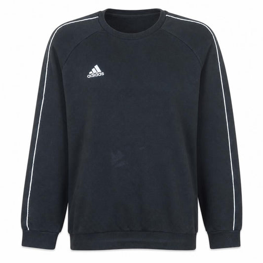 Adidas Mens Black XL Pullover Crew Neck Fleece Sweatshirt