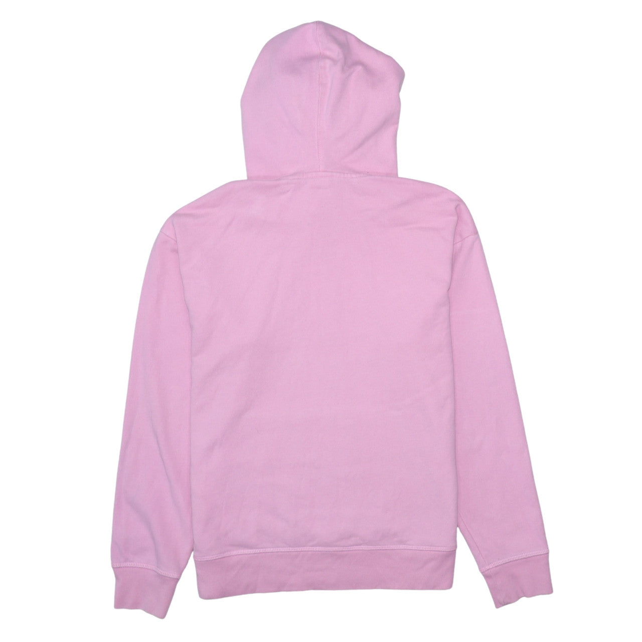 Levi's Women's Pink Pullover Hoodie Size S Logo Print Cotton Sweatshirt