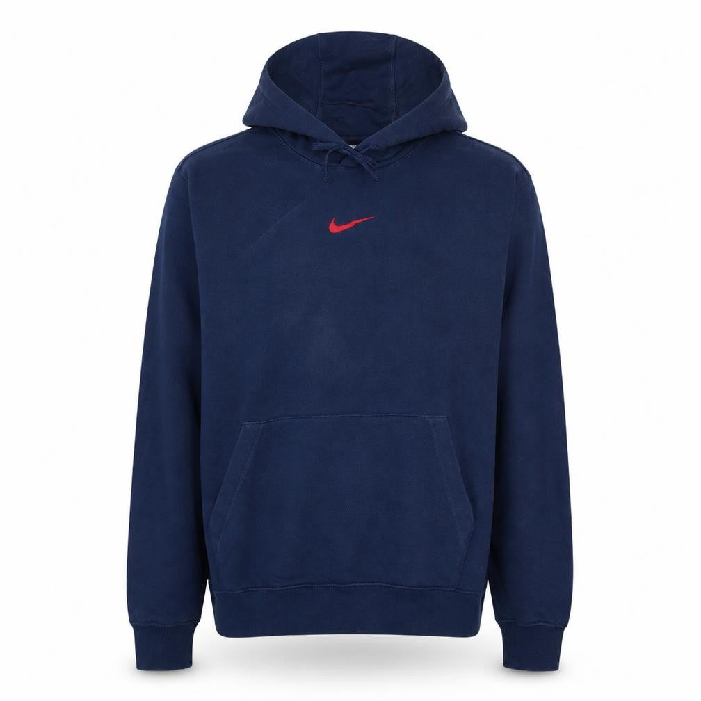 Nike Men's Blue Pullover Hoodie Medium Graphic Sportswear