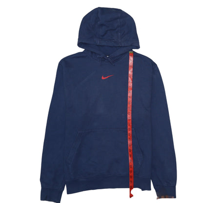 Nike Men's Blue Pullover Hoodie Medium Graphic Sportswear