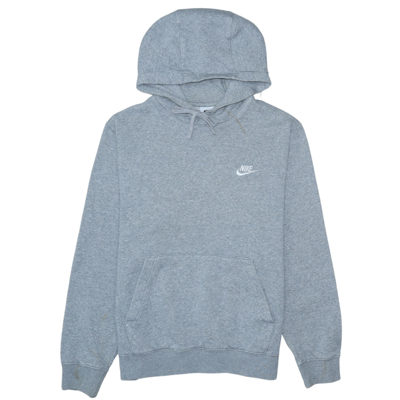 Nike Men's Grey Pullover Hoodie Small Fleece Sweatshirt