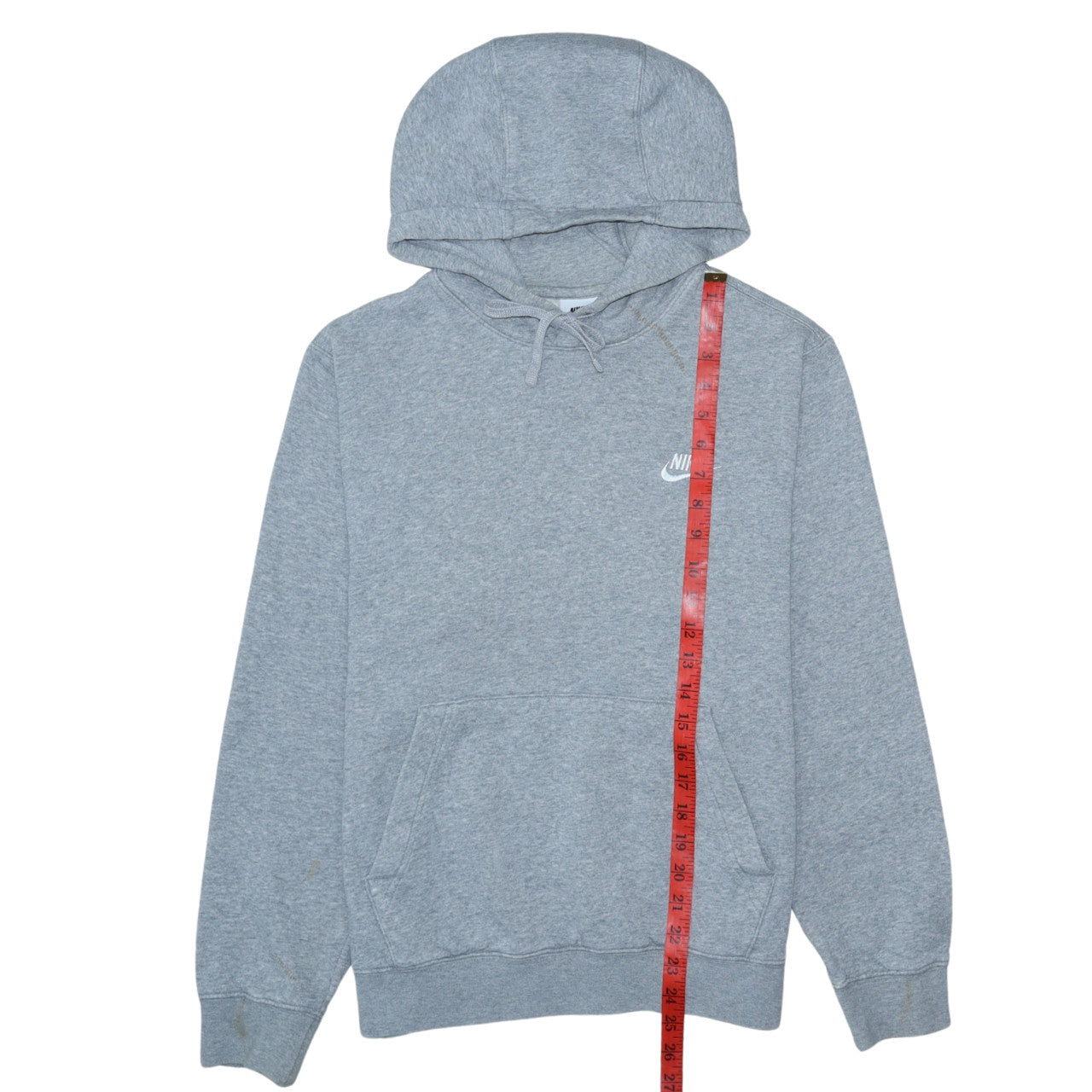 Nike Men's Grey Pullover Hoodie Small Fleece Sweatshirt