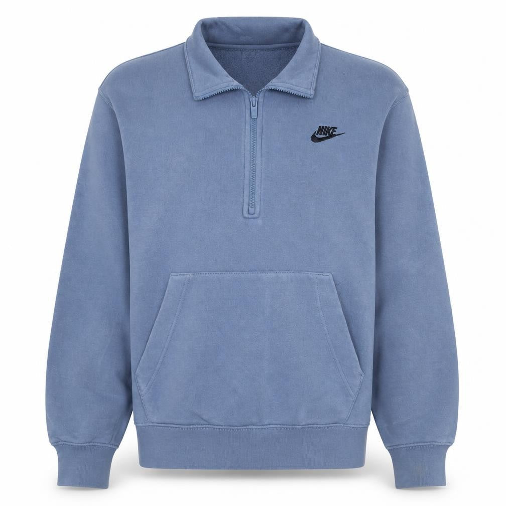 Nike Men's Blue XS 1/2 Zip Fleece Sweatshirt Pullover