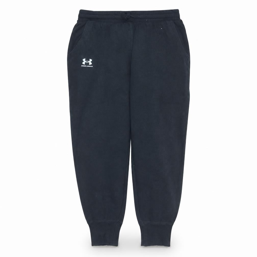 Under Armour Men's Black L Fleece Jogger Sweatpants Loose Fit