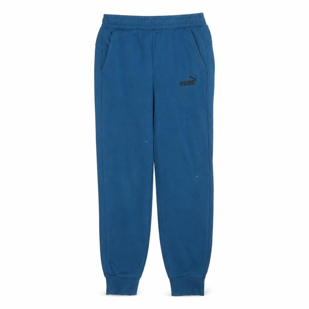 Puma Men's Blue Jogger Sweatpants M Fleece Lined Activewear