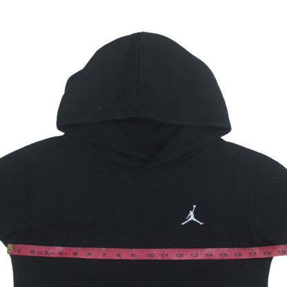 Jordan Mens Black Pullover Hoodie L Regular Fit Fleece