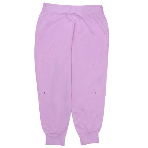 Nike Womens Pink Jogger Sweatpants L Fleece Activewear Trousers