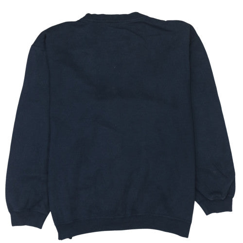 Reebok Men's Blue Crew Neck Pullover Sweatshirt Size L