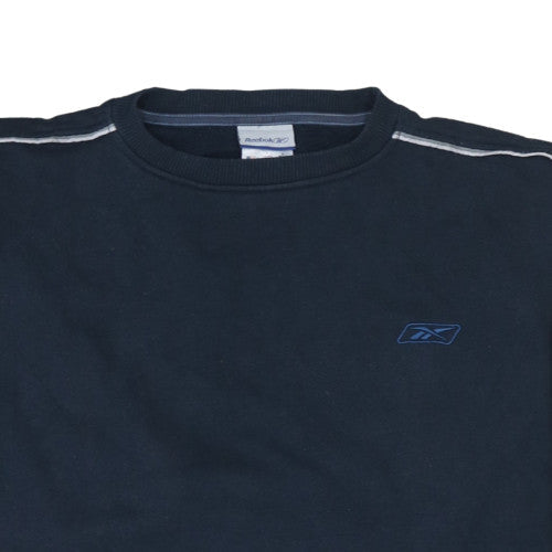 Reebok Men's Blue Crew Neck Pullover Sweatshirt Size L