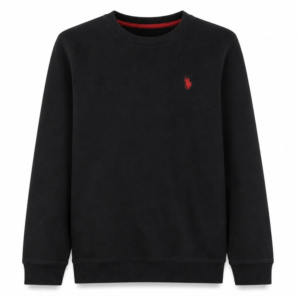 U.S. Polo Assn. Boys Black Pullover Sweatshirt 14-15 Years Regular Fit