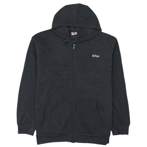 Lee Cooper Men's Black 2XL Full Zip Hoodie Sweatshirt