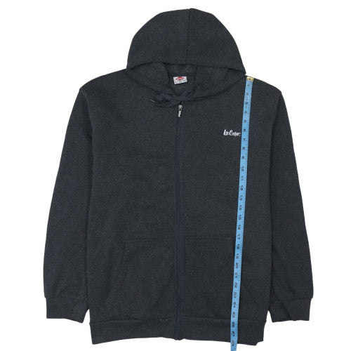 Lee Cooper Men's Black 2XL Full Zip Hoodie Sweatshirt