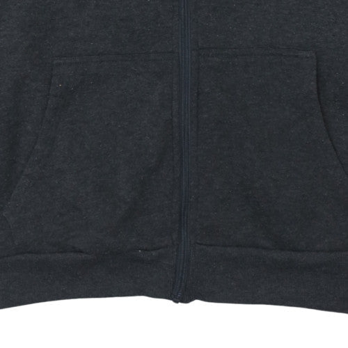 Lee Cooper Men's Black 2XL Full Zip Hoodie Sweatshirt