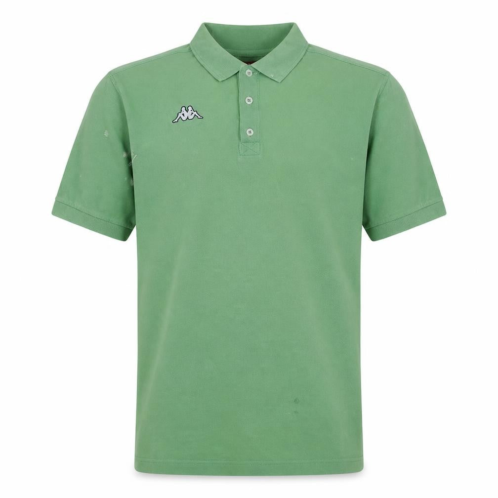Kappa Men's Green XL Polo Shirt Cotton Short Sleeve Classic Fit