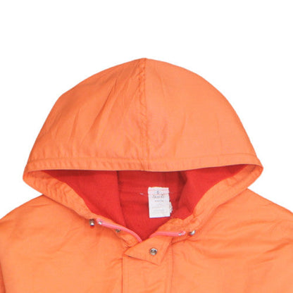 Oxbow Men's Orange Hooded Polyester Windbreaker Jacket Size S