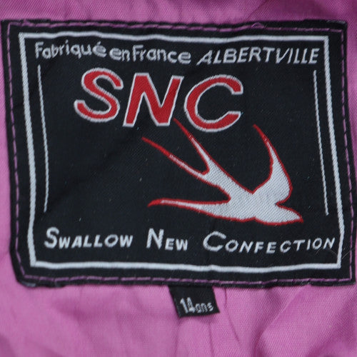 SNC Girls Pink Colourblock Hooded Puffer Ski Jacket 14 Years Winter Coat