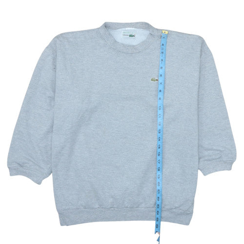 Lacoste Men's Grey XL Pullover Sweatshirt Classic Fleece Logo