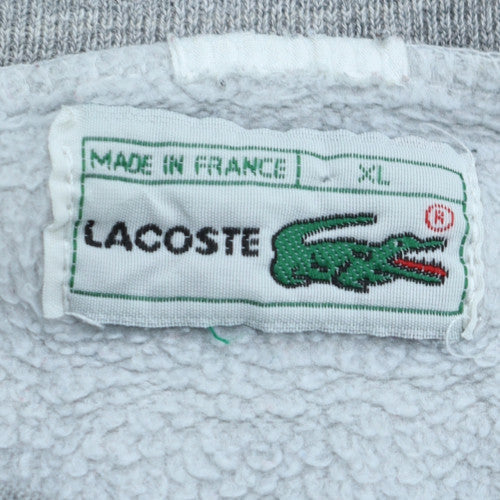 Lacoste Men's Grey XL Pullover Sweatshirt Classic Fleece Logo
