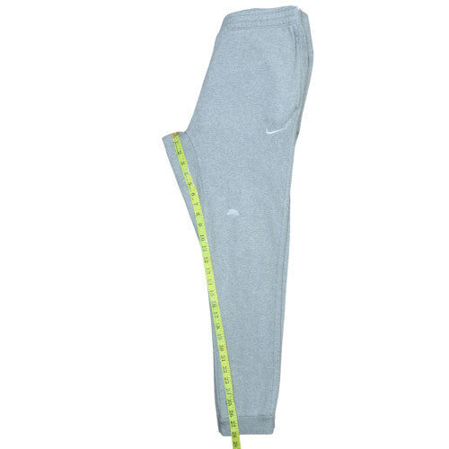 Nike Men's Grey Jogger Sweatpants M Regular Fit Fleece Activewear Trousers