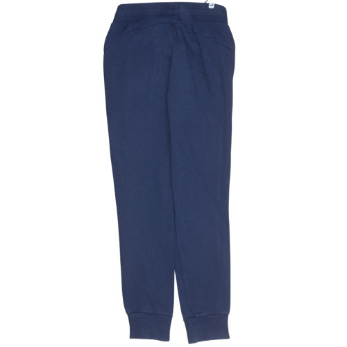 Puma Womens Blue Joggers UK 8 Sweatpants Elastic Waist