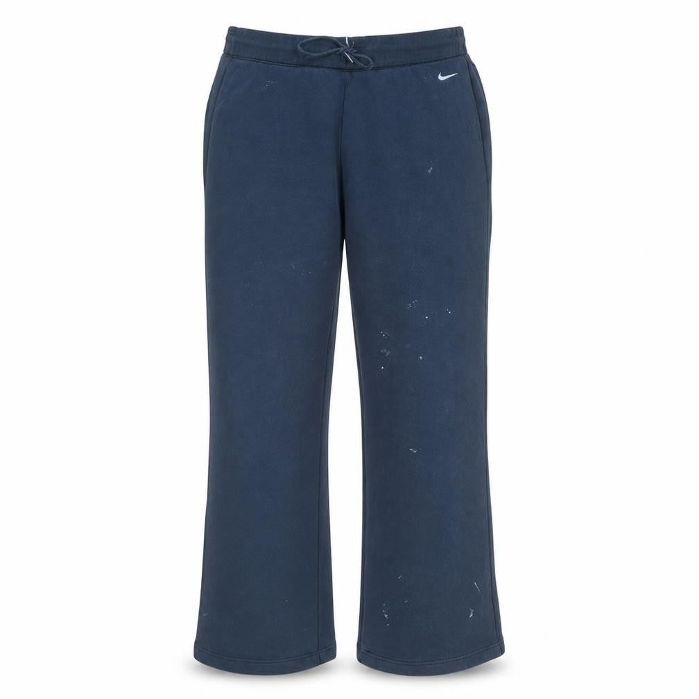 Nike Men's Blue Cotton Sweatpants M Regular Fit Drawstring Activewear