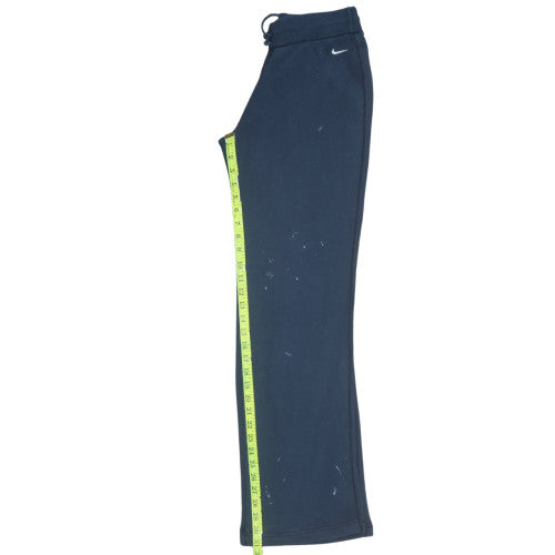 Nike Men's Blue Cotton Sweatpants M Regular Fit Drawstring Activewear