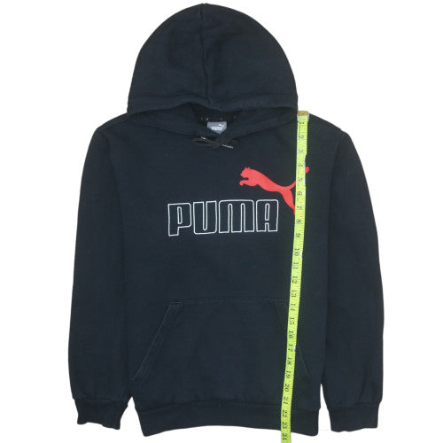 Puma Men's Black Pullover Hoodie Small Logo Sportswear
