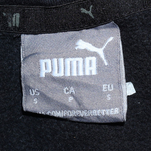 Puma Men's Black Pullover Hoodie Small Logo Sportswear