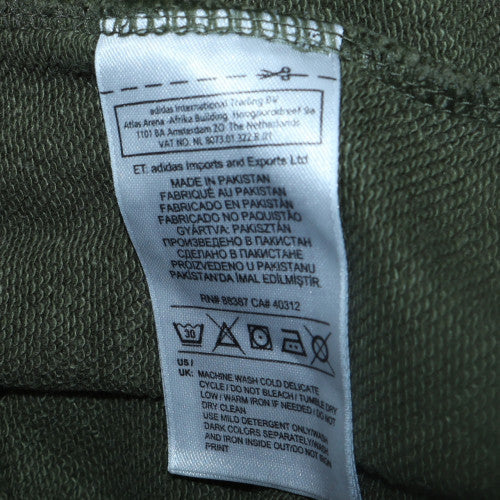 Adidas Women’s Khaki Crew Neck Sweatshirt Size 6 XS Logo Print
