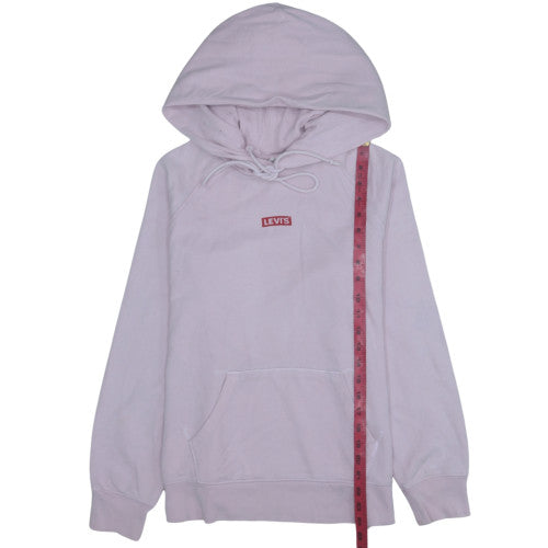 Levi's Women’s Pink Pullover Hoodie Small Cotton Blend Casual