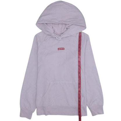 Levi's Women’s Pink Pullover Hoodie Small Cotton Blend Casual
