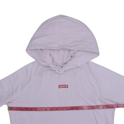 Levi's Women’s Pink Pullover Hoodie Small Cotton Blend Casual