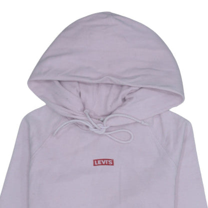 Levi's Women’s Pink Pullover Hoodie Small Cotton Blend Casual