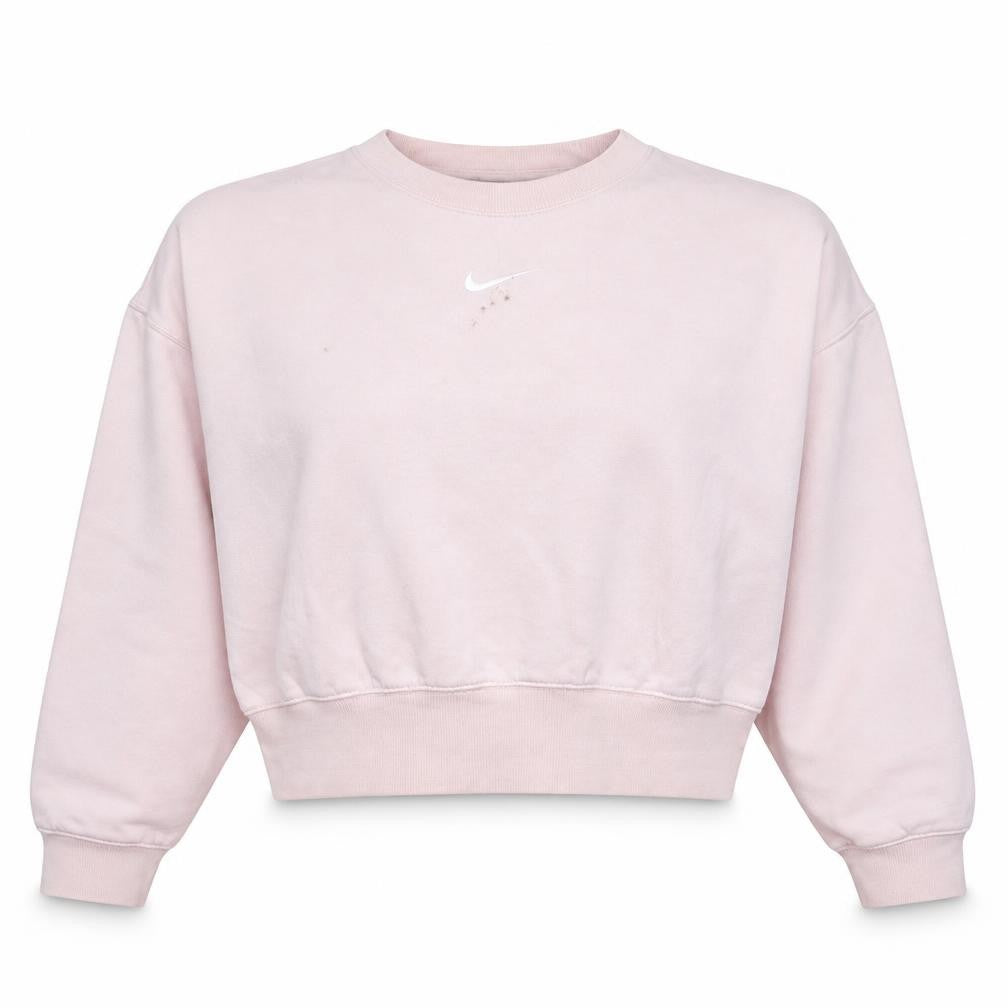 Nike Women's Pink Crew Neck Pullover Sweatshirt XS Cotton Blend