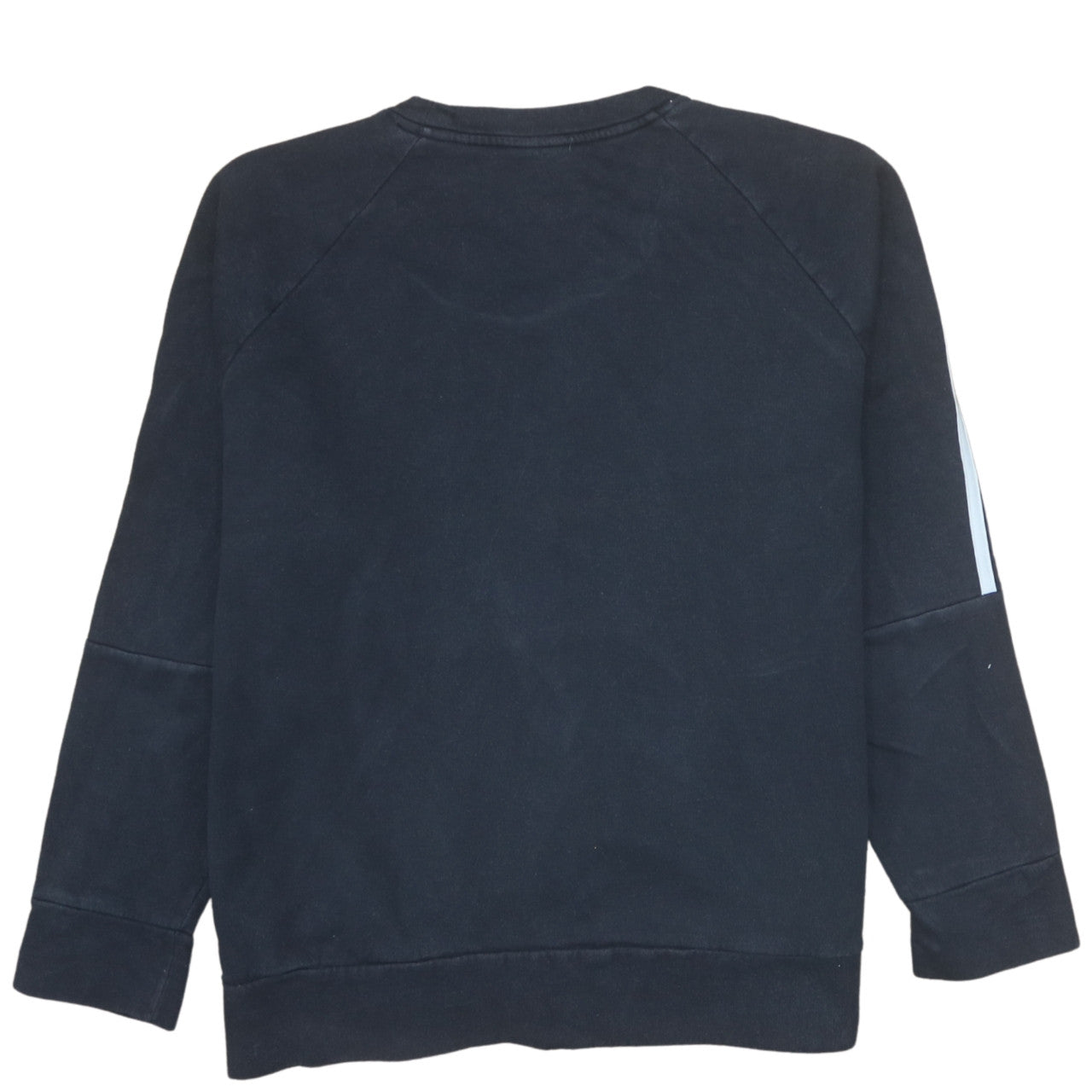 Adidas Women Black Crew Neck Long Sleeve Pullover Sweatshirt Size 14