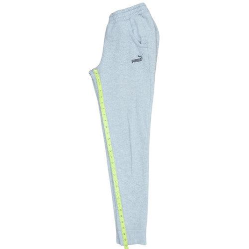Puma Womens Grey Jogger Sweatpants Size 8 Elastic Waist Fleece