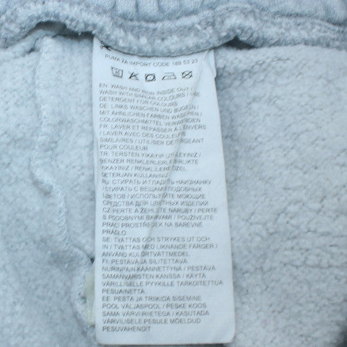 Puma Womens Grey Jogger Sweatpants Size 8 Elastic Waist Fleece
