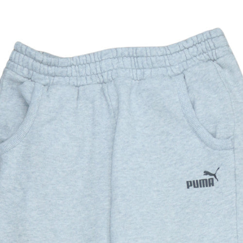 Puma Womens Grey Jogger Sweatpants Size 8 Elastic Waist Fleece