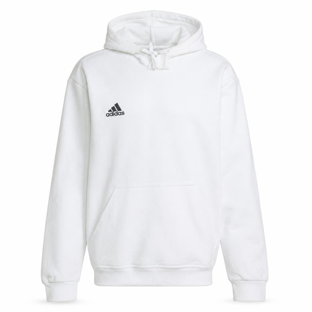 Adidas Men's White Pullover Hoodie Large Regular Fit Sportswear