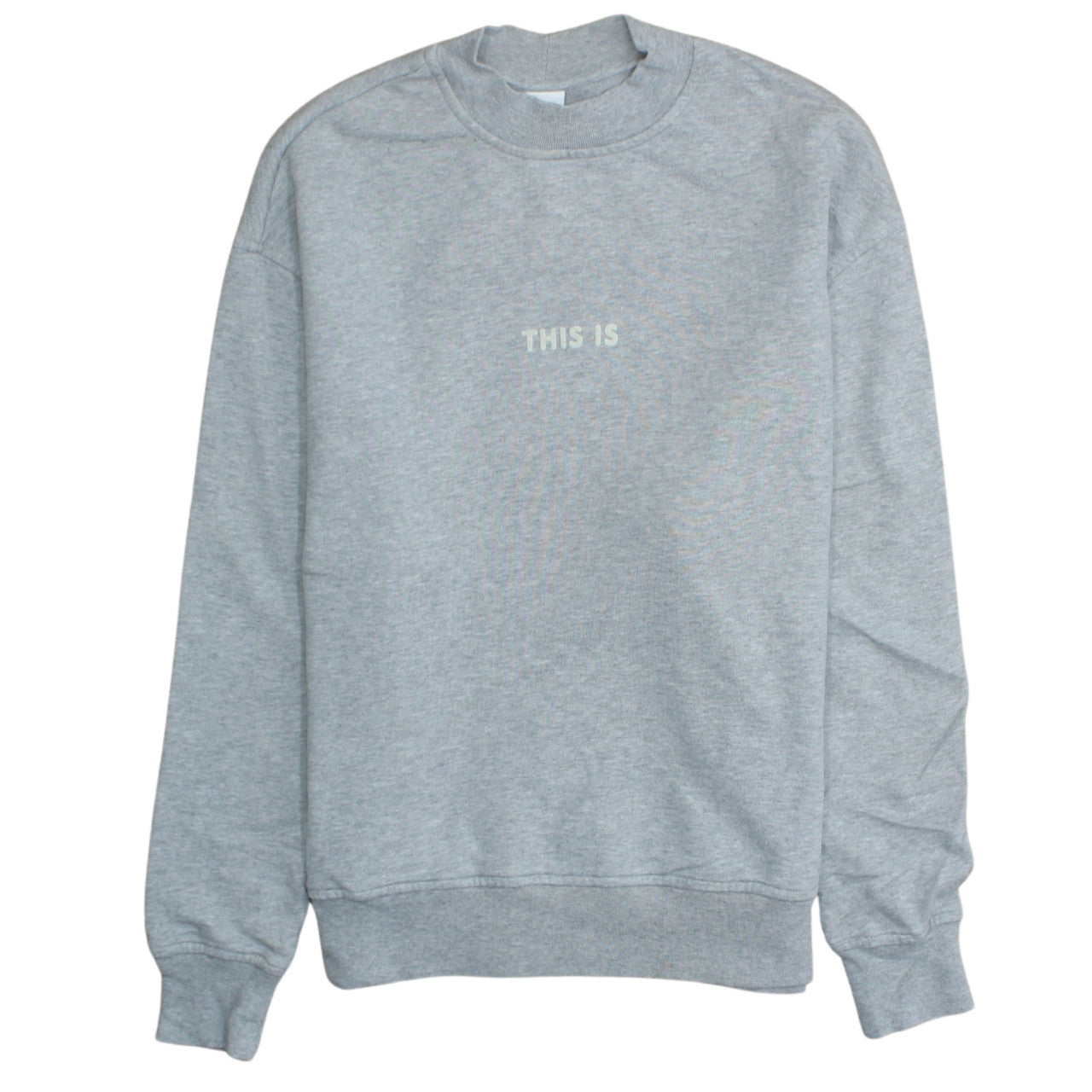 BOSS Men's Grey Crew Neck Pullover Sweatshirt Size S