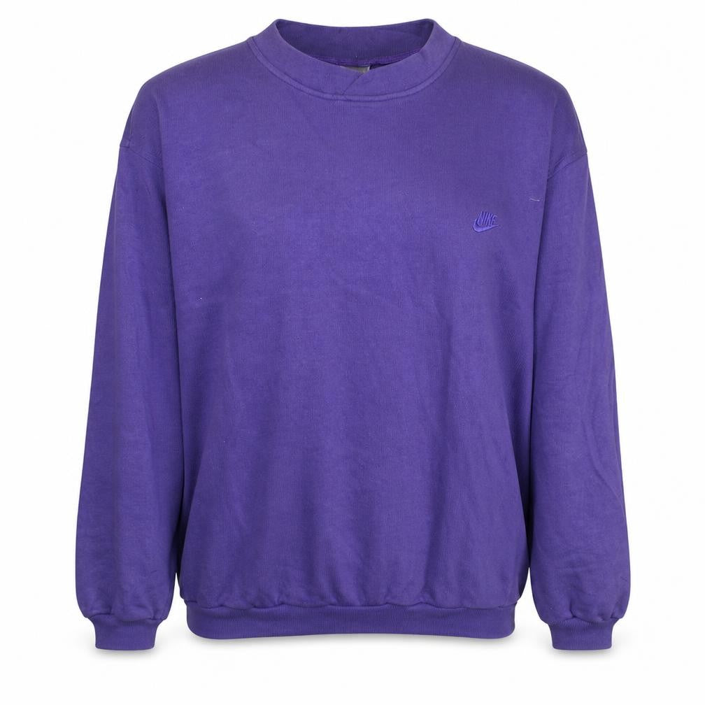 Nike Womens Purple Crew Neck Pullover Sweatshirt XL