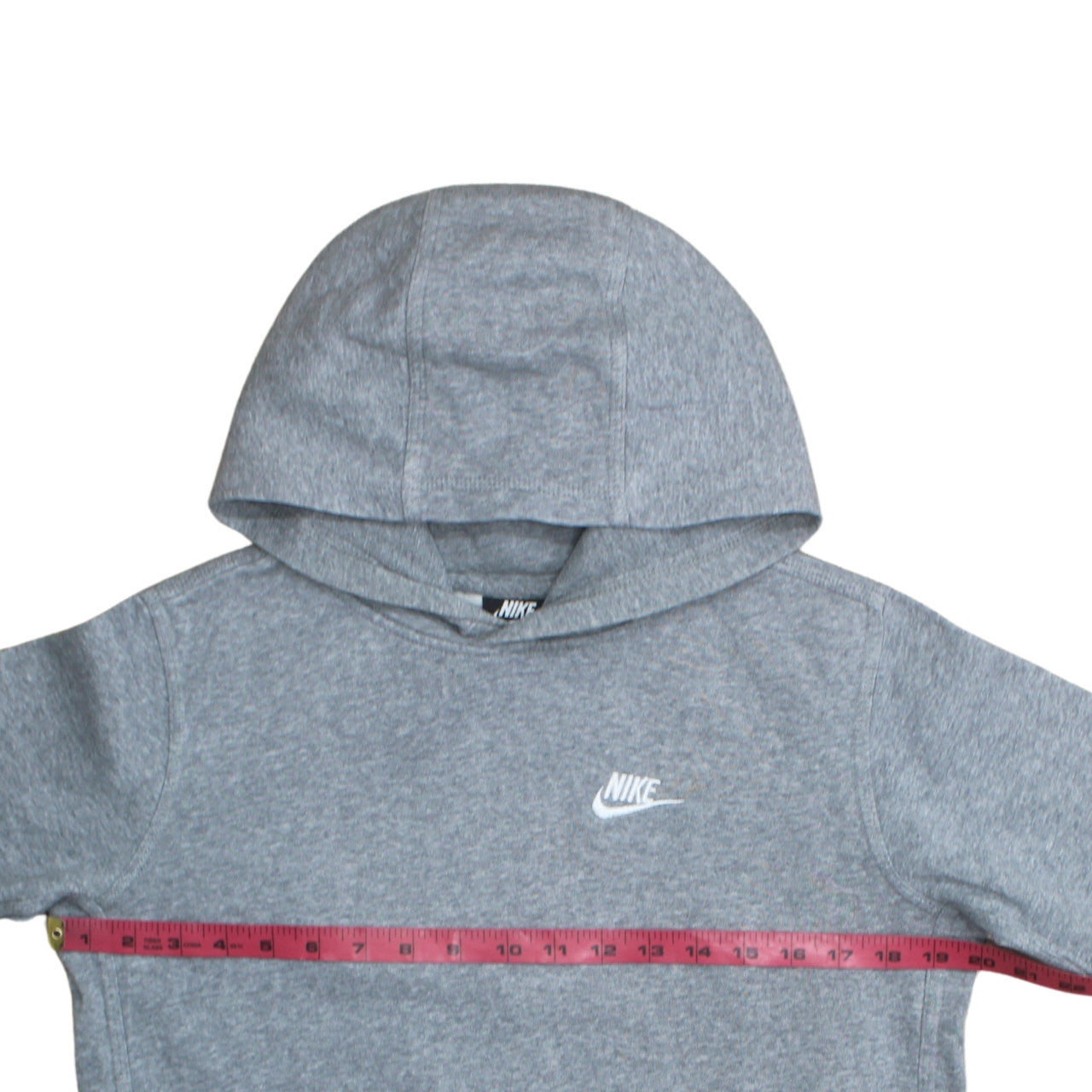 Nike Boys Grey XL Pullover Hoodie Fleece Lined Sweatshirt