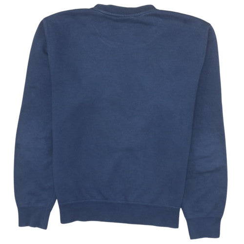 Nike Men's Blue Crew Neck Sweatshirt Small Cotton Blend Classic Fit