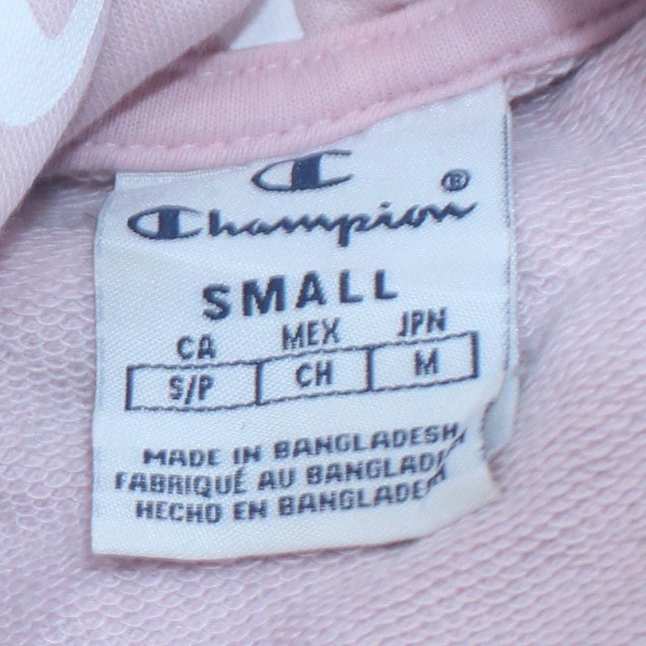 Champion Women's Pink Small Pullover Hoodie Cotton Blend