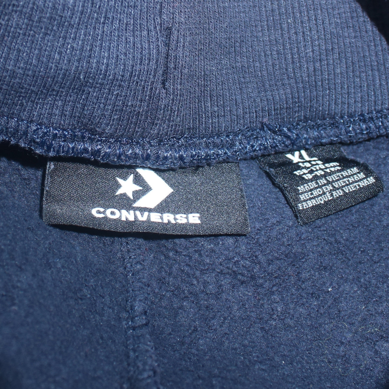 Converse Boys Blue Jogger Sweatpants XL 13-15 Years Fleece Activewear
