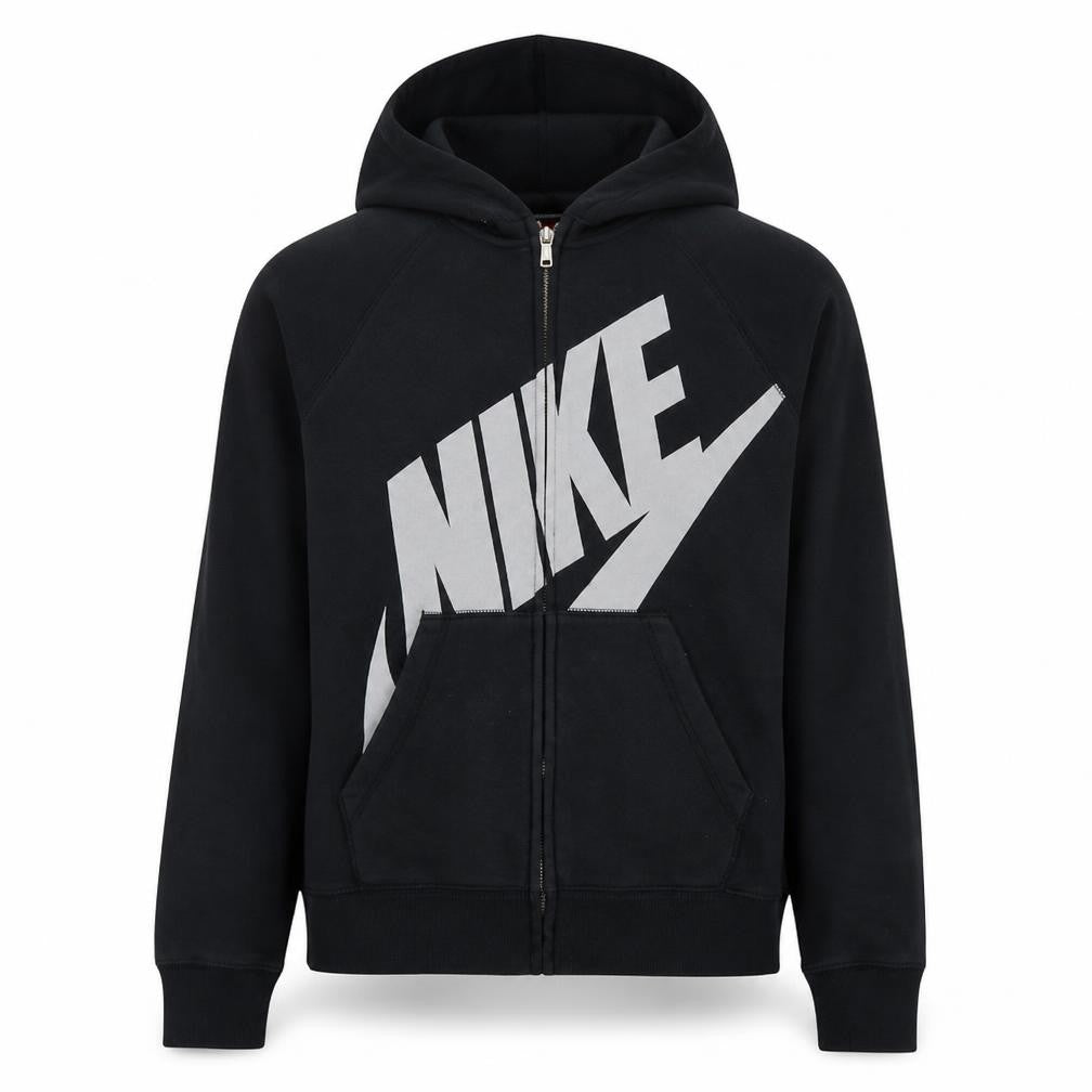 Nike Men's Black Full Zip Hoodie M Graphic Sportswear