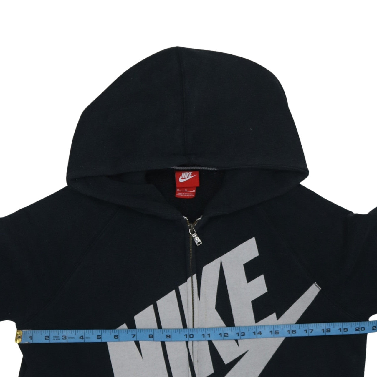 Nike Men's Black Full Zip Hoodie M Graphic Sportswear