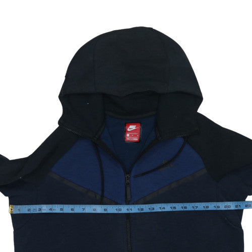 Nike Men's Blue Full Zip Hoodie Size M Regular Fit Sportswear